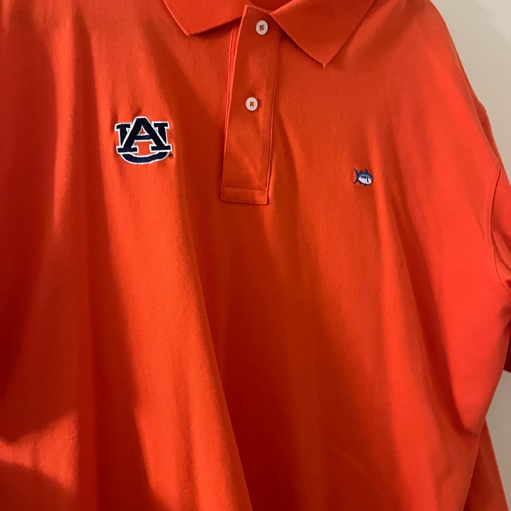 Southern Tide Orange Polo Shirt